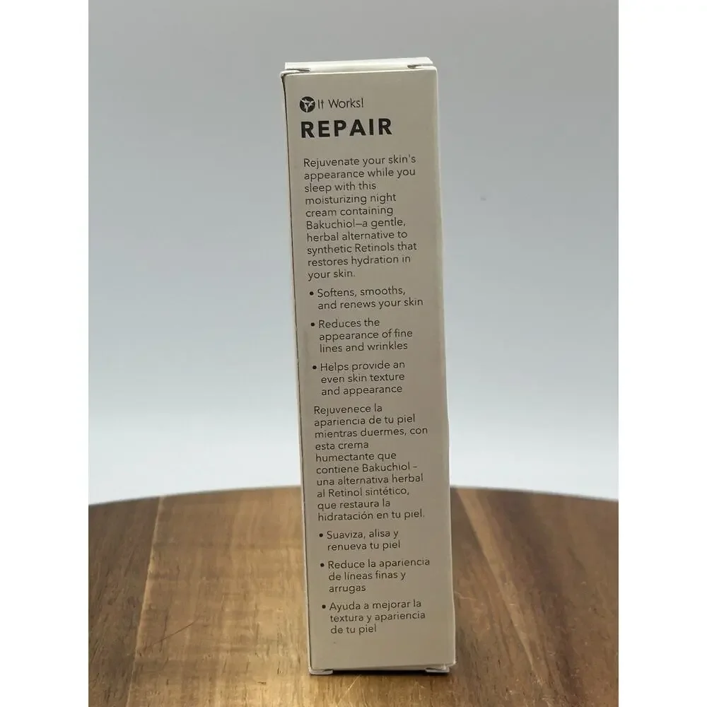 It Works! Repair Ageless Night Cream with Bakuchiol 1 oz 30 g New In Box